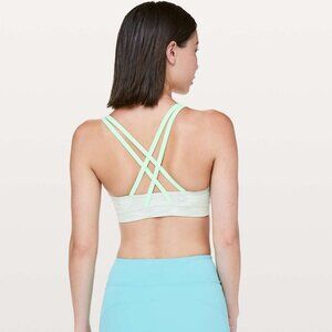 Lululemon Energy Sports Bra 12 Wee Are From Space Nimbus Battleship / Citra Lime